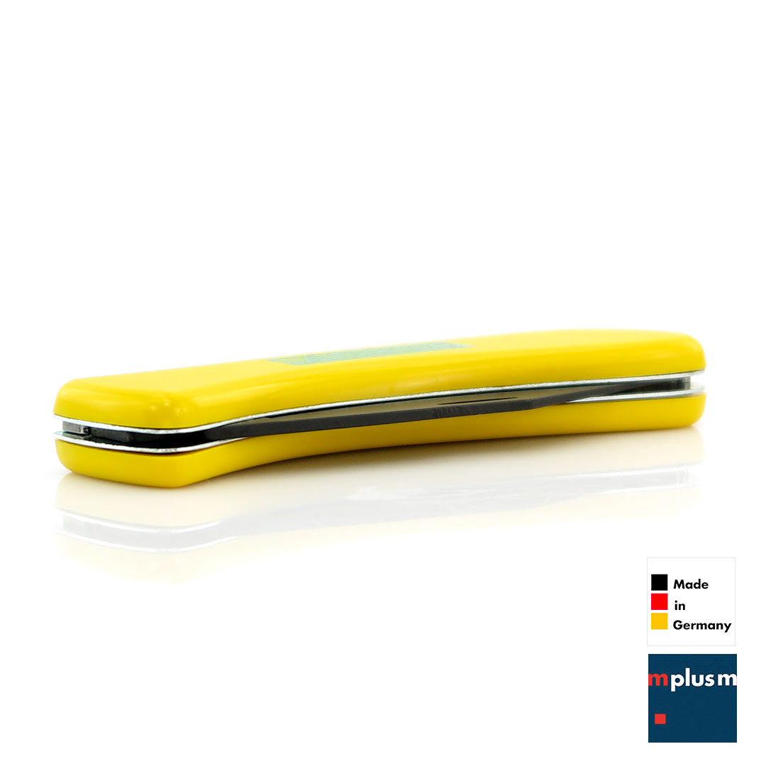 Gelbes Taschenmesser Made in Germany mit Logo Druck