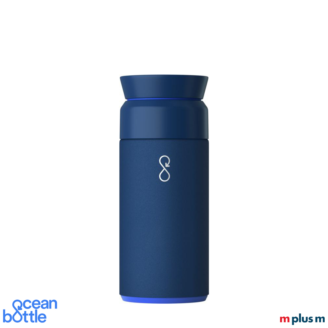Ocean Bottle Brew Flask 350ml in der Farbe Dunkelblau/Ozeanblau