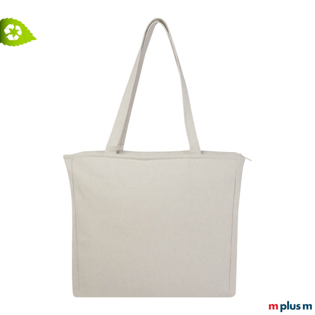 Große Recycling ♻️ Stofftasche Frida in Farbe Natur als Werbetasche Große Recycling ♻️ Stofftasche Frida in Farbe Natur als Werbetasche mit Logo Druck