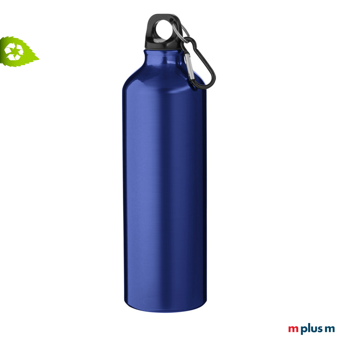 Blaue Alu Trinkflasche mit Ihrem Logo