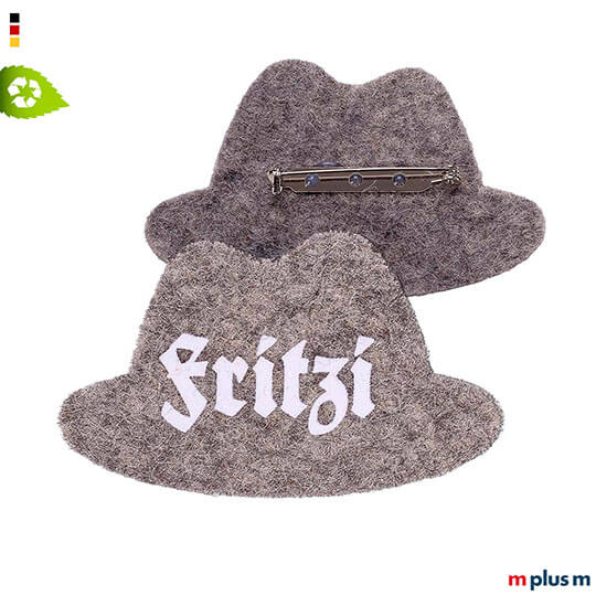 Filz Anstecker Hut Filz Anstecker Hut