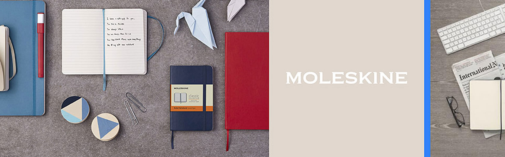 Moleskine Notizbuch 'Classic Softcover L' mit Logo Druck - Banner 