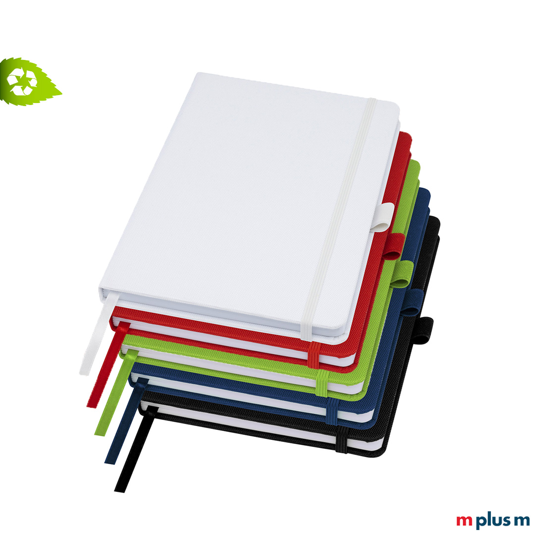 Student Recyclebook, A5, aus recyceltem PET Kunststoff, 70 g/m² Papier