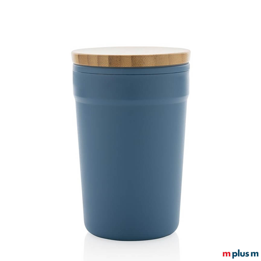 Blauer-Isolierbecher-bedruckt-mit-Logo-als-nachaltiges-KundengeschenkgFqK8aLujLqsm Blauer Mug aus nachhaltigen recycling Material zum verschenken bedruckt mit Logo Motiv als Werbemittel