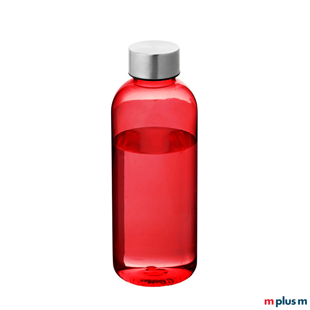 Sportflasche in rot mit Logo-Druck