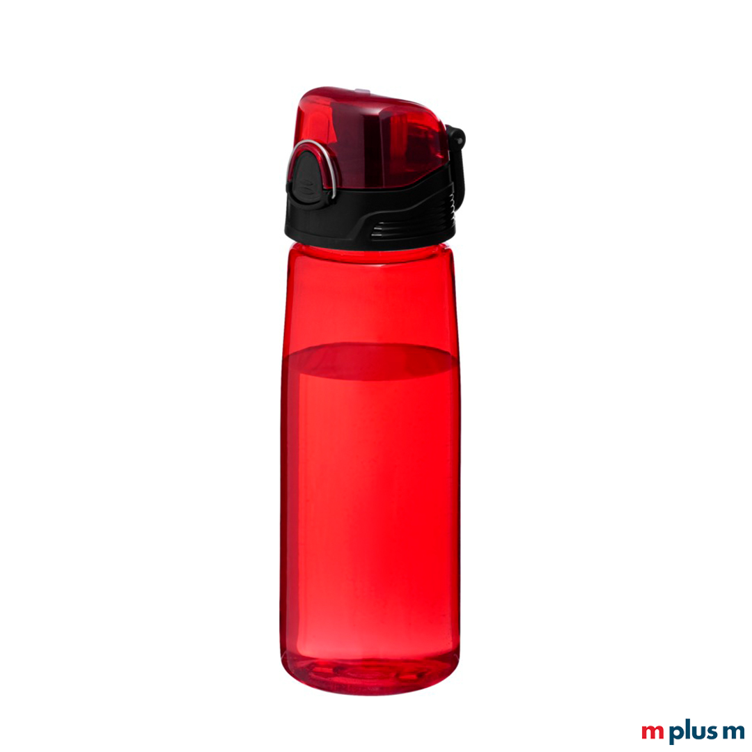 Rote Sportflasche mit Ihrem Logo bedrucken
