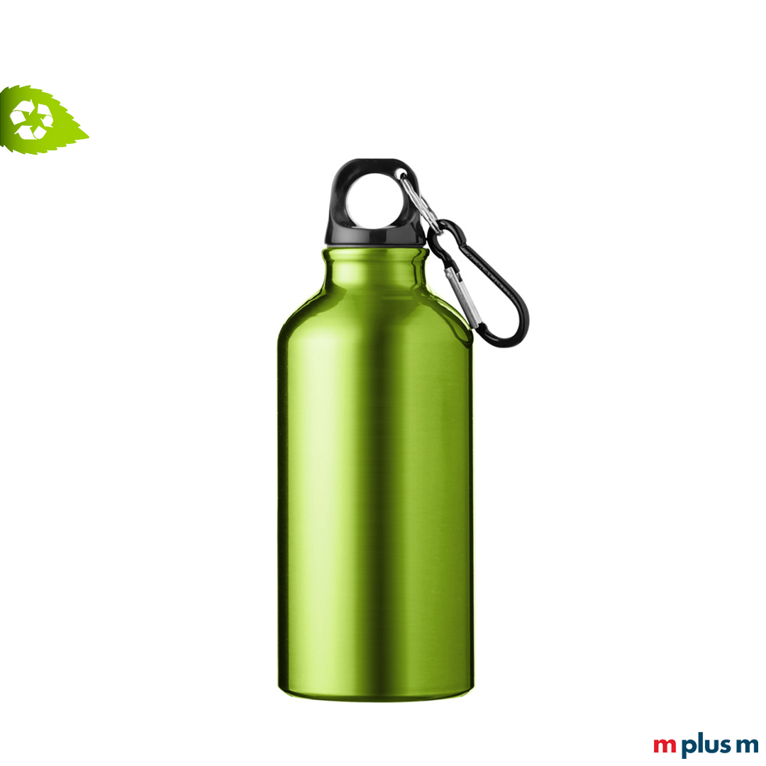 Grüne recycling Flasche als Werbeartikel
