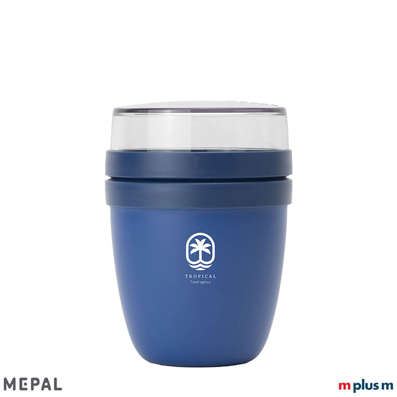 Mepal Lunchpot Ellipse Mini in Blau BPA-frei und mikrowellengeeignet ideal als Werbegeschenk mit Aufdruck Mepal Lunchpot Ellipse Mini in Blau BPA-frei und mikrowellengeeignet ideal als Werbegeschenk mit Aufdruck