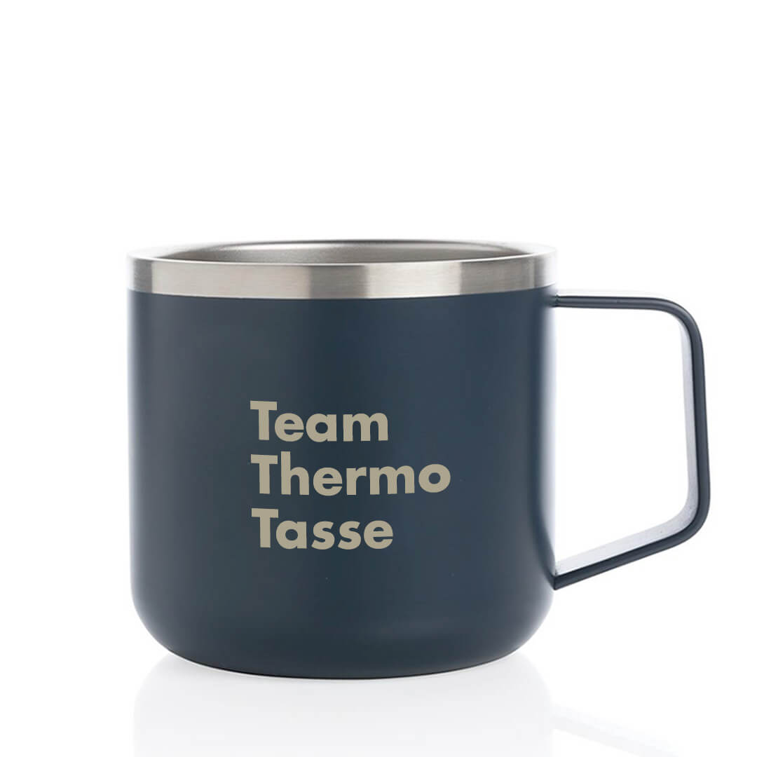 Die Thermotasse Florian kann als Teamtasse auch mit Eininzelnamen graviert werden