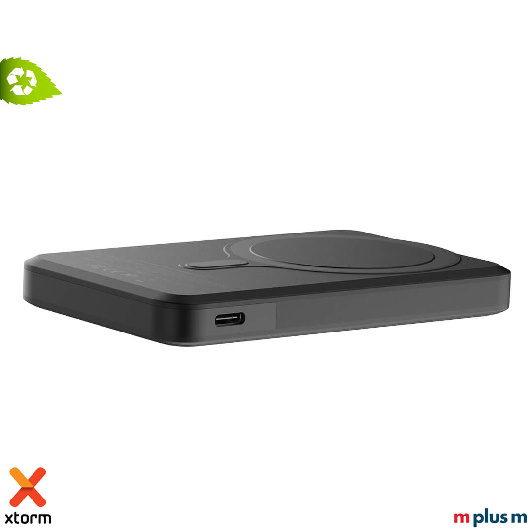 Xtorm MagCharge Powerbank 5000 mAh mit starken Magneten, ideal für iPhone Nutzer und mit Logo Druck erhältlich