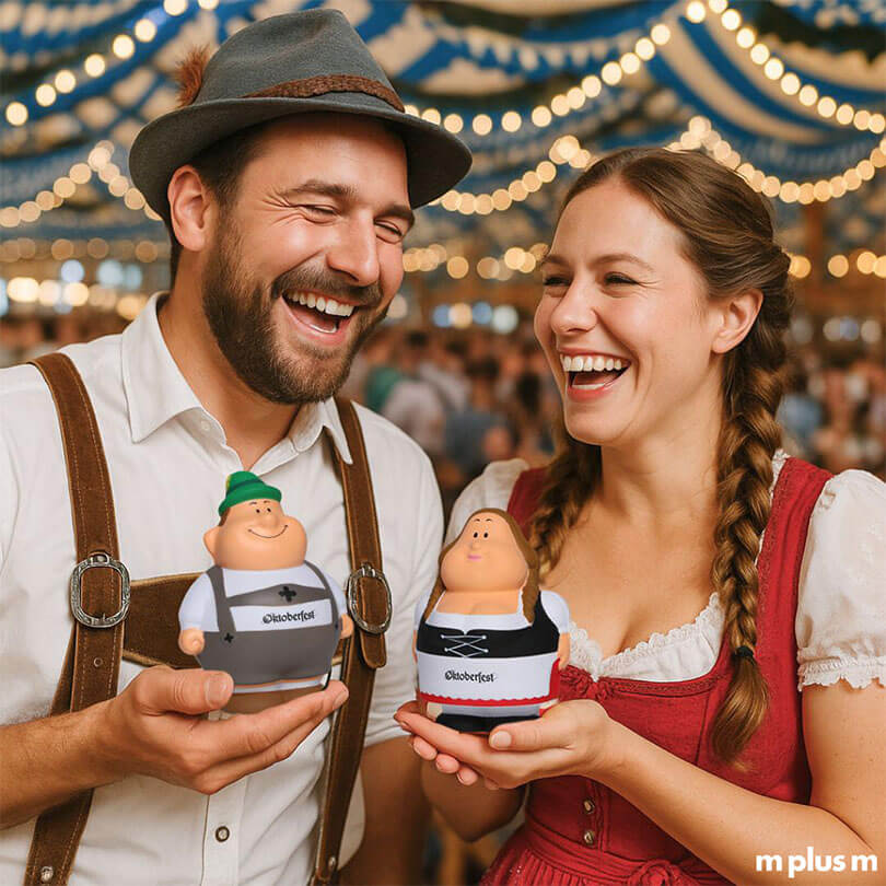 Oktoberfest Berta „Bayerin" Antistress Figur