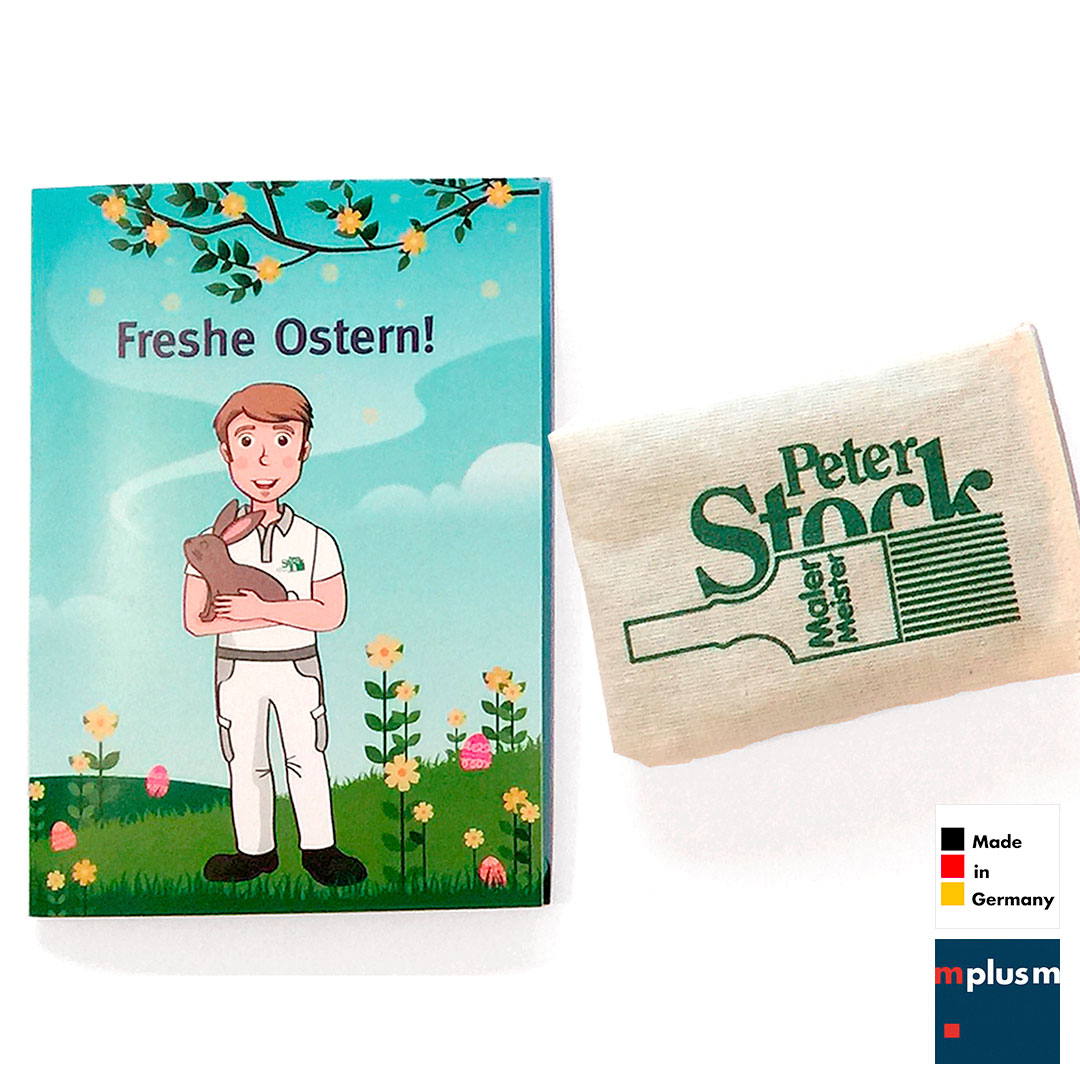 Sonderanfertigung: Duftsäckchen als Mailing Werbeartikel 'Made in Germany'