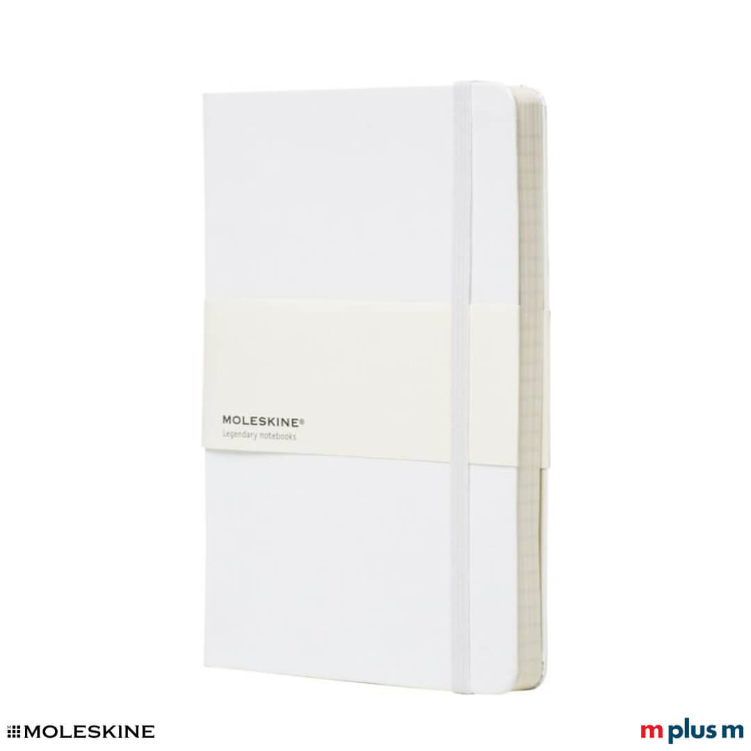 Moleskine Notizbuch Classic Harrdcover L in der Farbe Weiss Moleskine Notizbuch Classic Harrdcover L in der Farbe Weiss