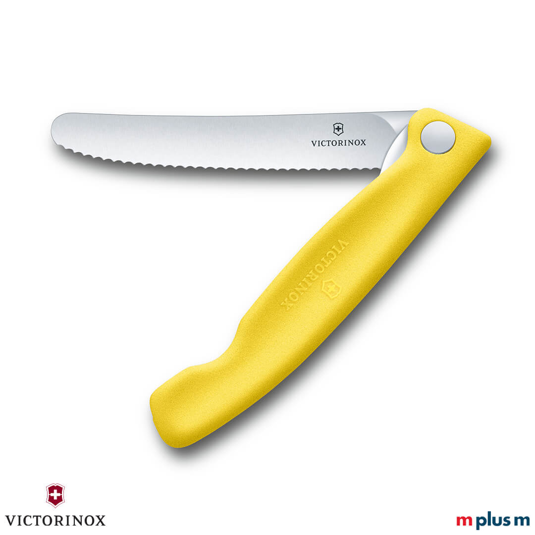 Victorinox Picknickmesser in Gelb. Swiss Made Victorinox Picknickmesser in Gelb. Swiss Made