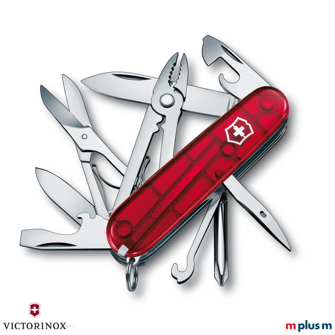 Victorinox Deluxe Tinker in der Farbe Transparent Rot Victorinox Deluxe Tinker in der Farbe Transparent Rot