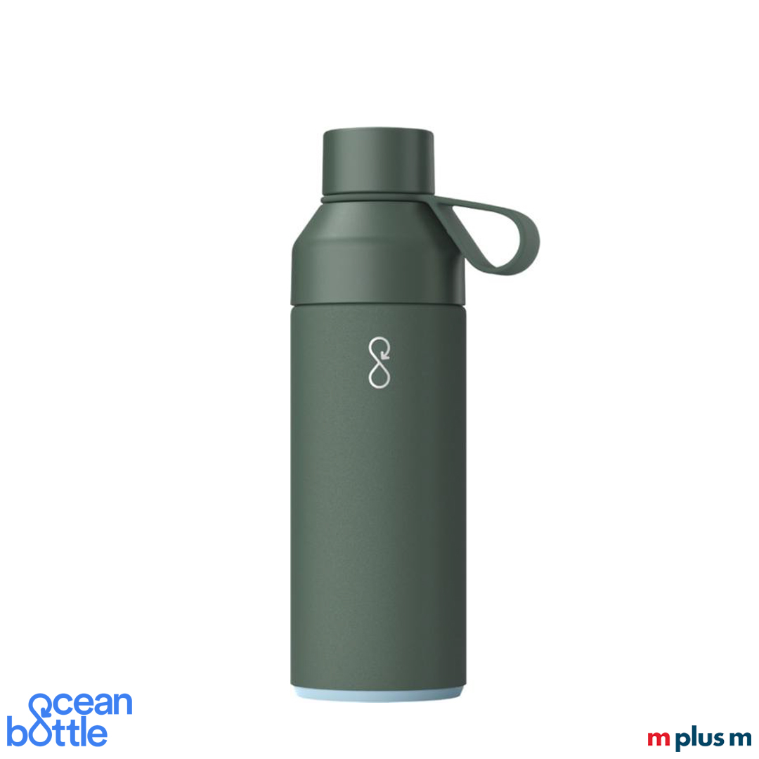 Ocean Bottle 500ml in der Farbe Dunkelgrün/Waldgrün