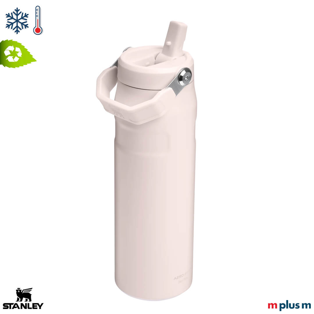 Personalisierbare Stanley IceFlow™ Bottle 700ml in zartem Rosa – ideal als Werbegeschenk