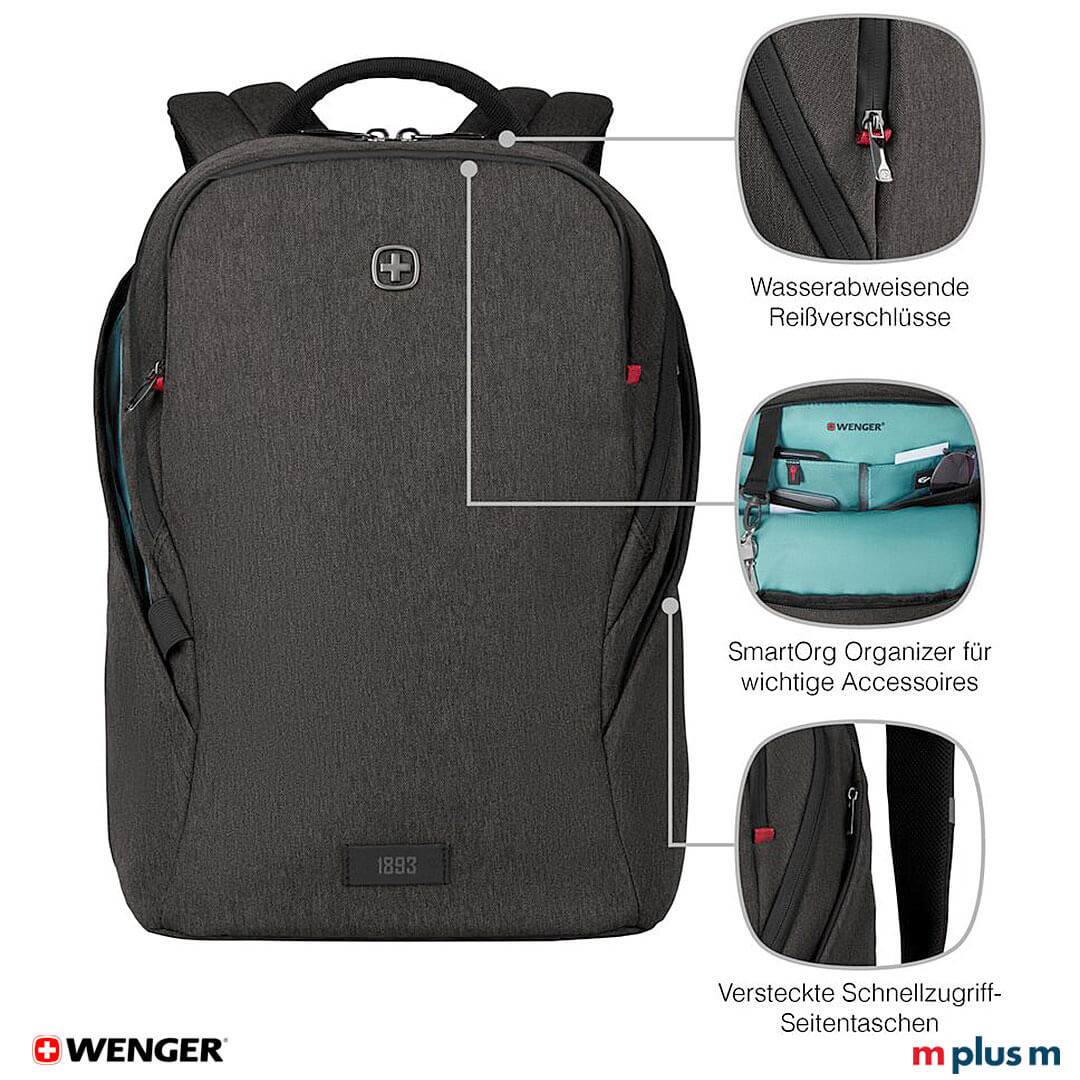 Wenger MX Light Laptop Rucksack Features 2 Hochwertig und praktisch: Wenger MX Light Laptop Rucksack