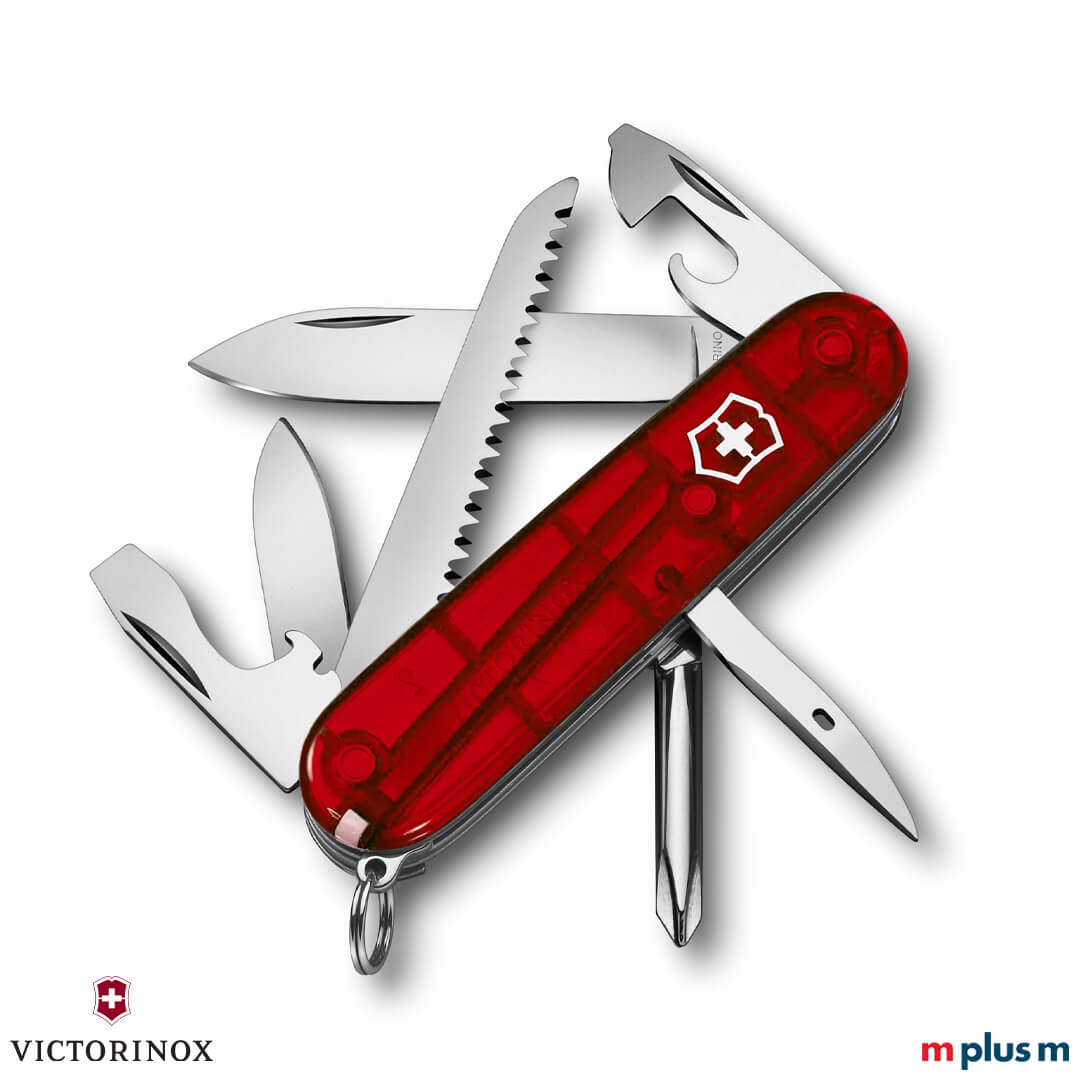 Victorinox Hiker in der Farbe Transparent Rot