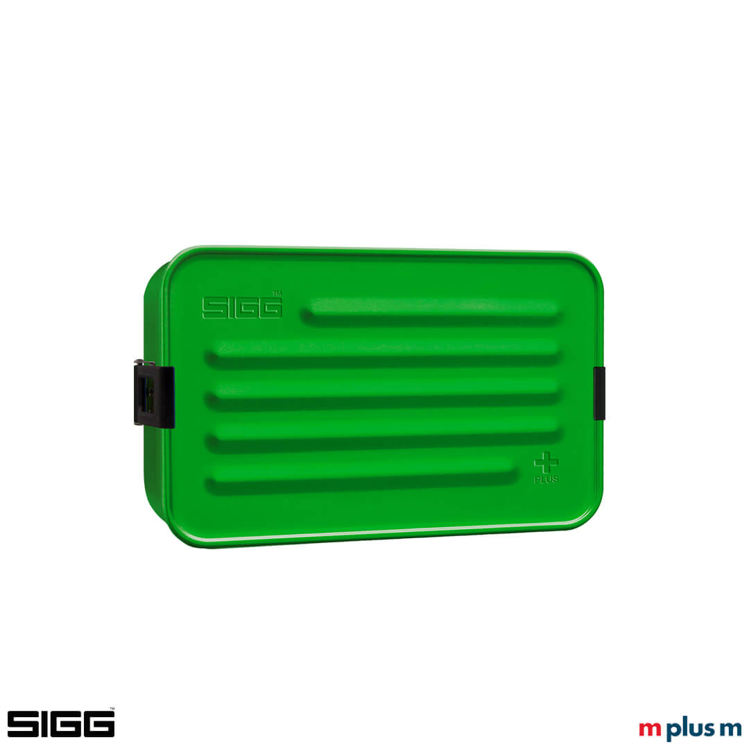 SIGG Metall Brotzeitbox Größe S in der Farbe Grün