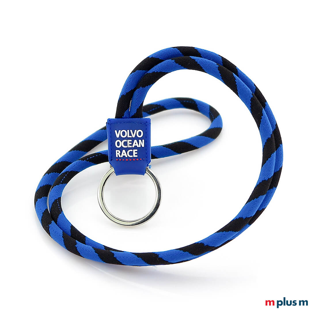 Tube Lanyard Rubber Volvo Schlüsselbund mit Logo-Druck als hochwertiges Werbegeschenk