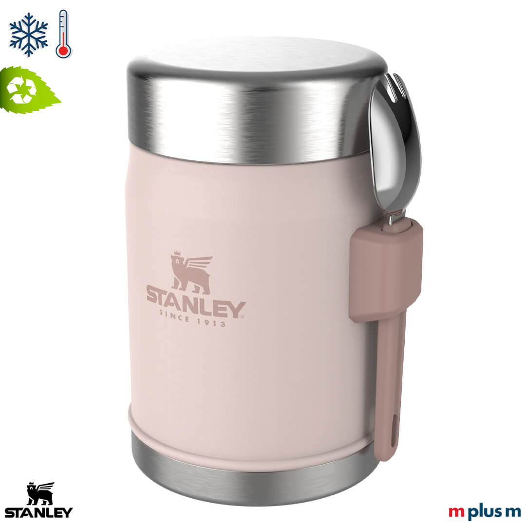 Stanley Isolierbehälter Rosa – ideal für Werbegeschenke, mit Göffel & Logo Stanley Isolierbehälter Rosa – ideal für Werbegeschenke, mit Göffel & Logo