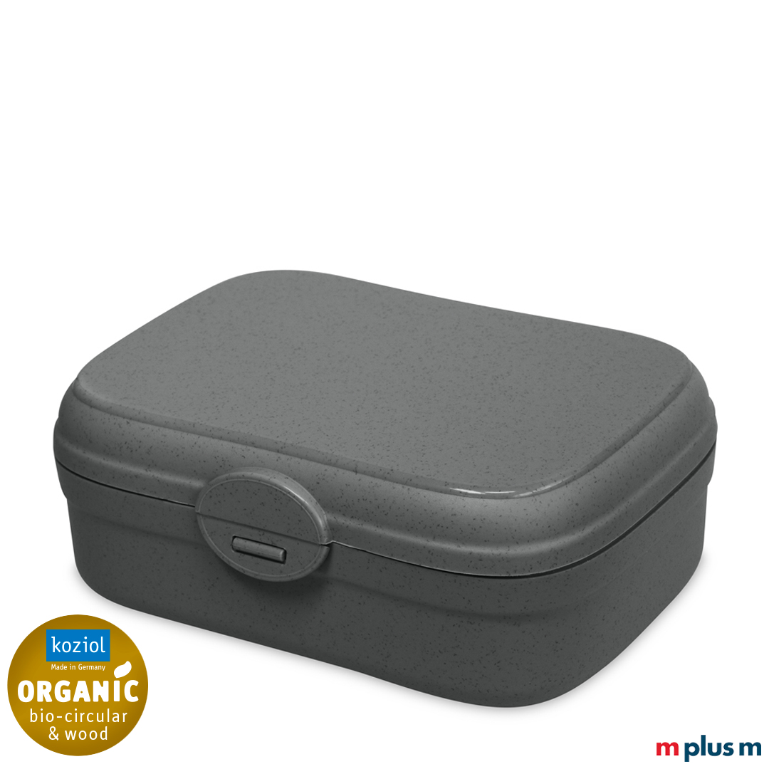Nachhaltige Lunchbox von Koziol in der Farbe Nature ash grey (Grau) als Werbeartikel