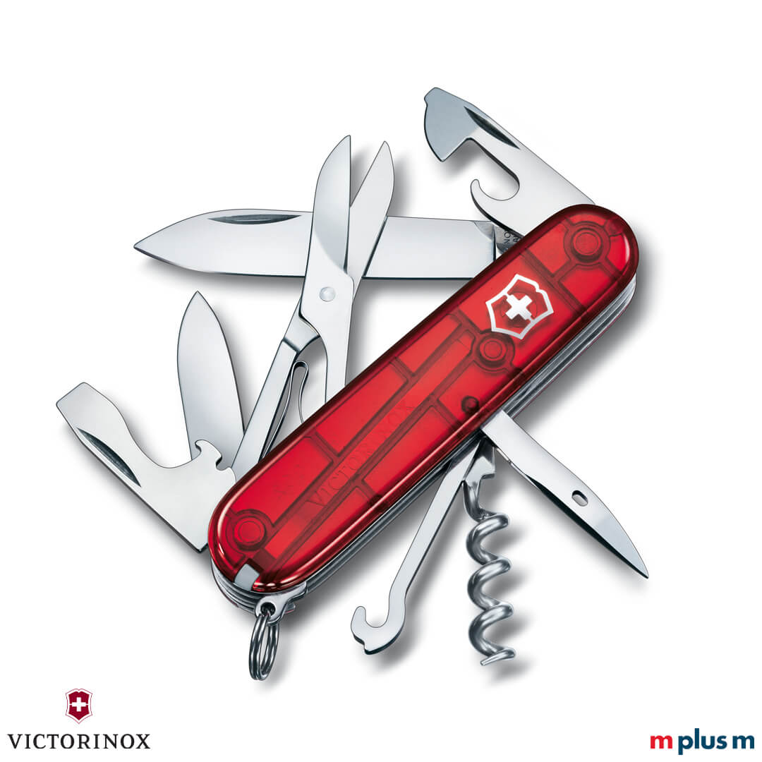 Climber Taschenmesser in Farbe Transparent Rot Climber Taschenmesser in Farbe Transparent Rot