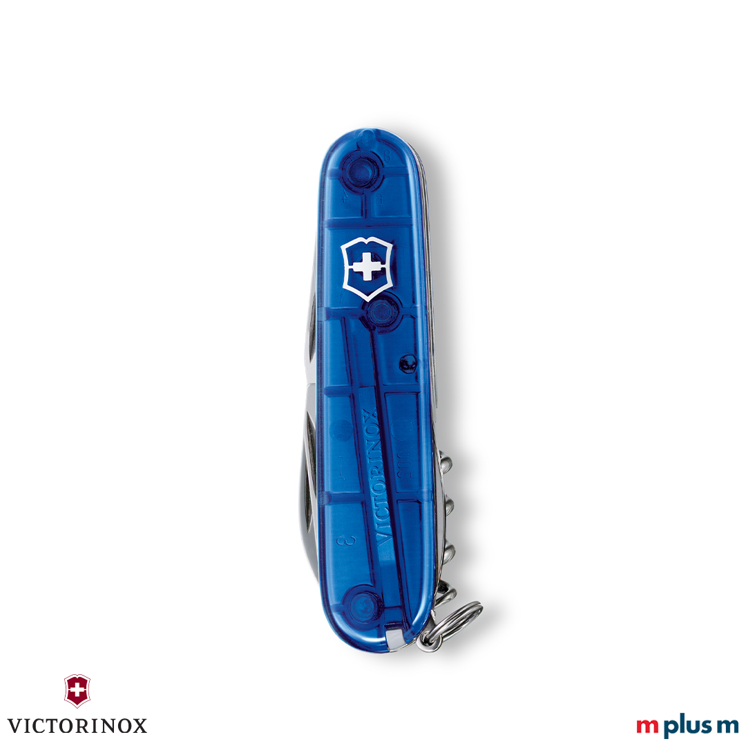 Schweizer Taschenmesser Spartan mit transparent blauer Schale