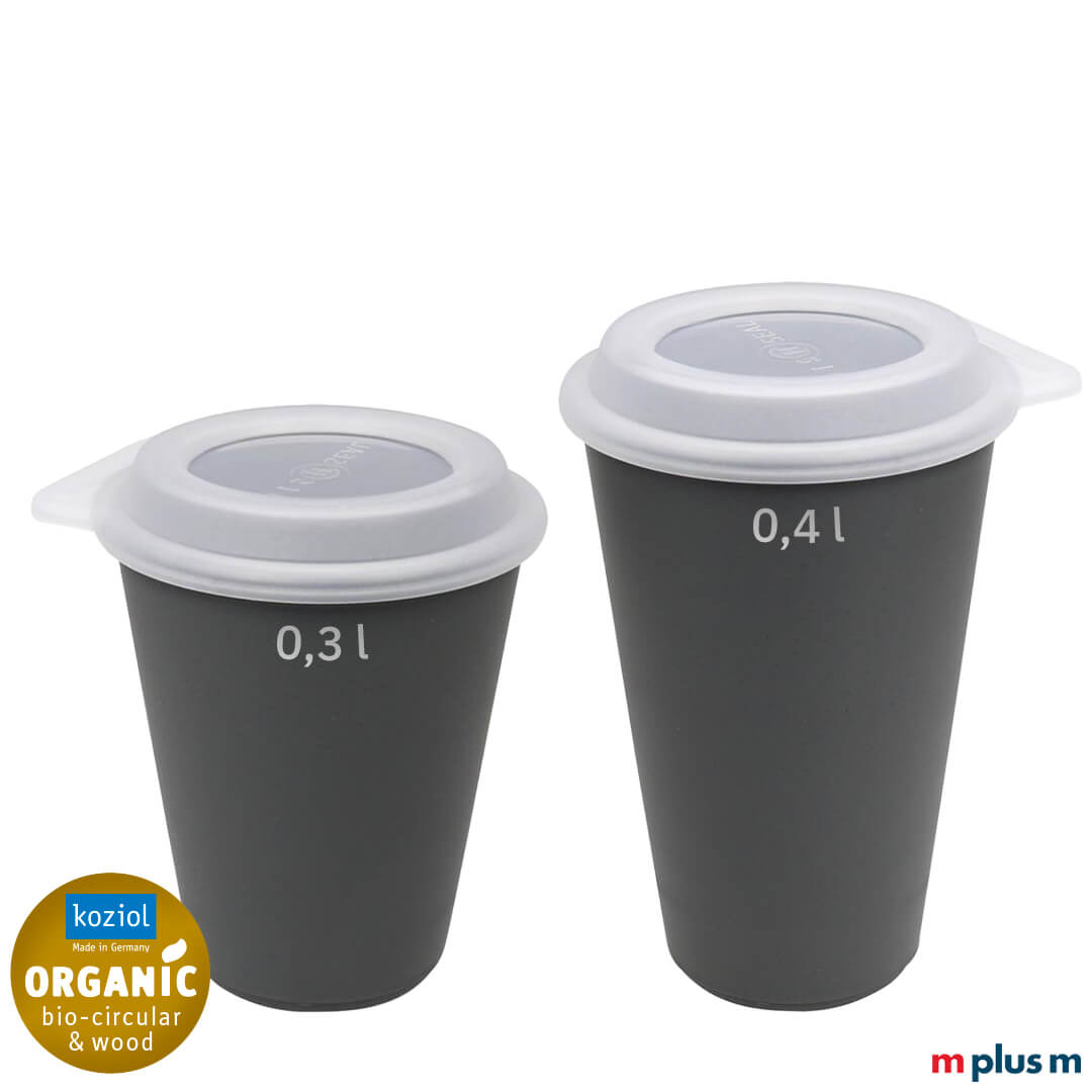 Koziol Move Cup 0,3l & 0,4l mit Deckel Koziol Move Cup 0,3l & 0,4l mit Deckel