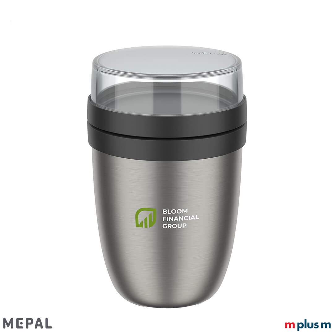 Mepal Lunchbecher in edlem Nordic Black – hält Speisen bis zu 8 Stunden warm, 12 Stunden kalt, mit isolierendem Schraubdeckel Mepal Lunchbecher in edlem Nordic Black – hält Speisen bis zu 8 Stunden warm, 12 Stunden kalt, mit isolierendem Schraubdeckel