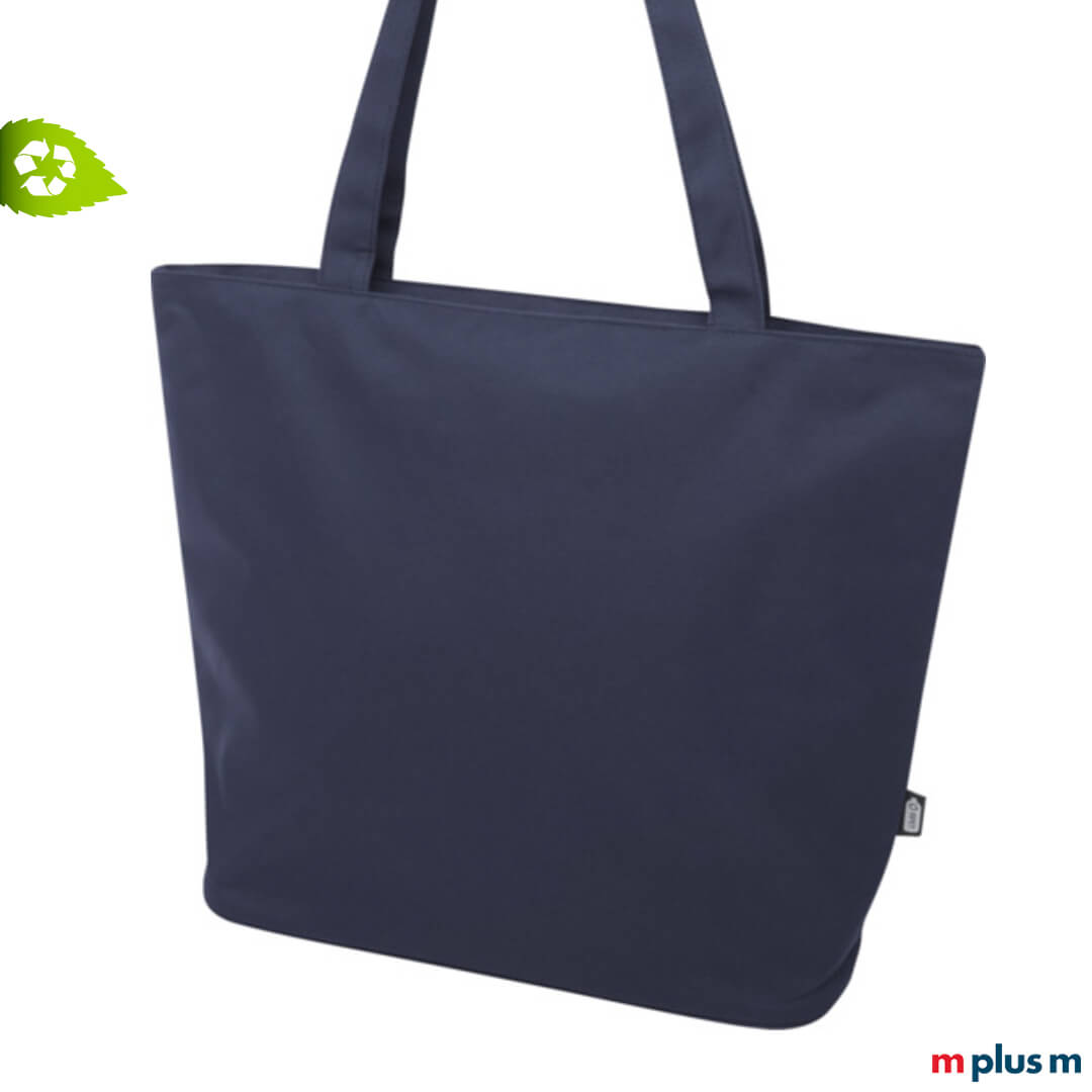 Dunkelblaue Mehrzwegtasche aus zertifiziertem Recycling Material Dunkelblaue Mehrzwegtasche aus zertifiziertem Recycling Material