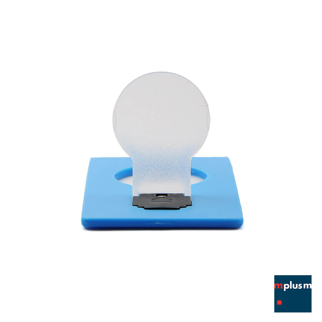LED-Flatlite-hellblau-Werbung-R Flatlite Taschenlampe mit Ihrer Werbung zu bedrucken.