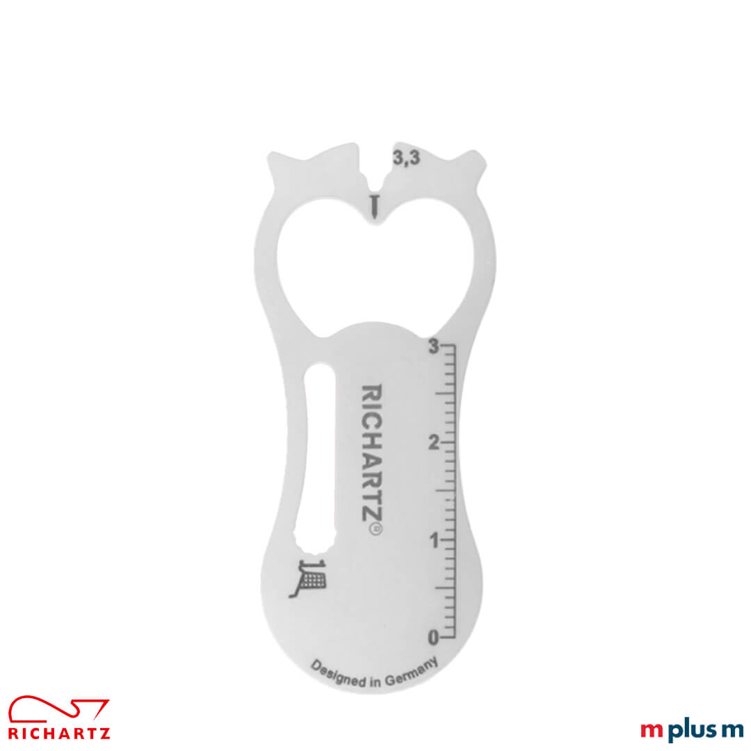 Richartz Einkaufswagenlöser Heart von vorne Individuell gravierter Richartz Einkaufswagenlöser 'heart' – Preiswertes und praktisches Giveaway für Ihre Werbekampagne