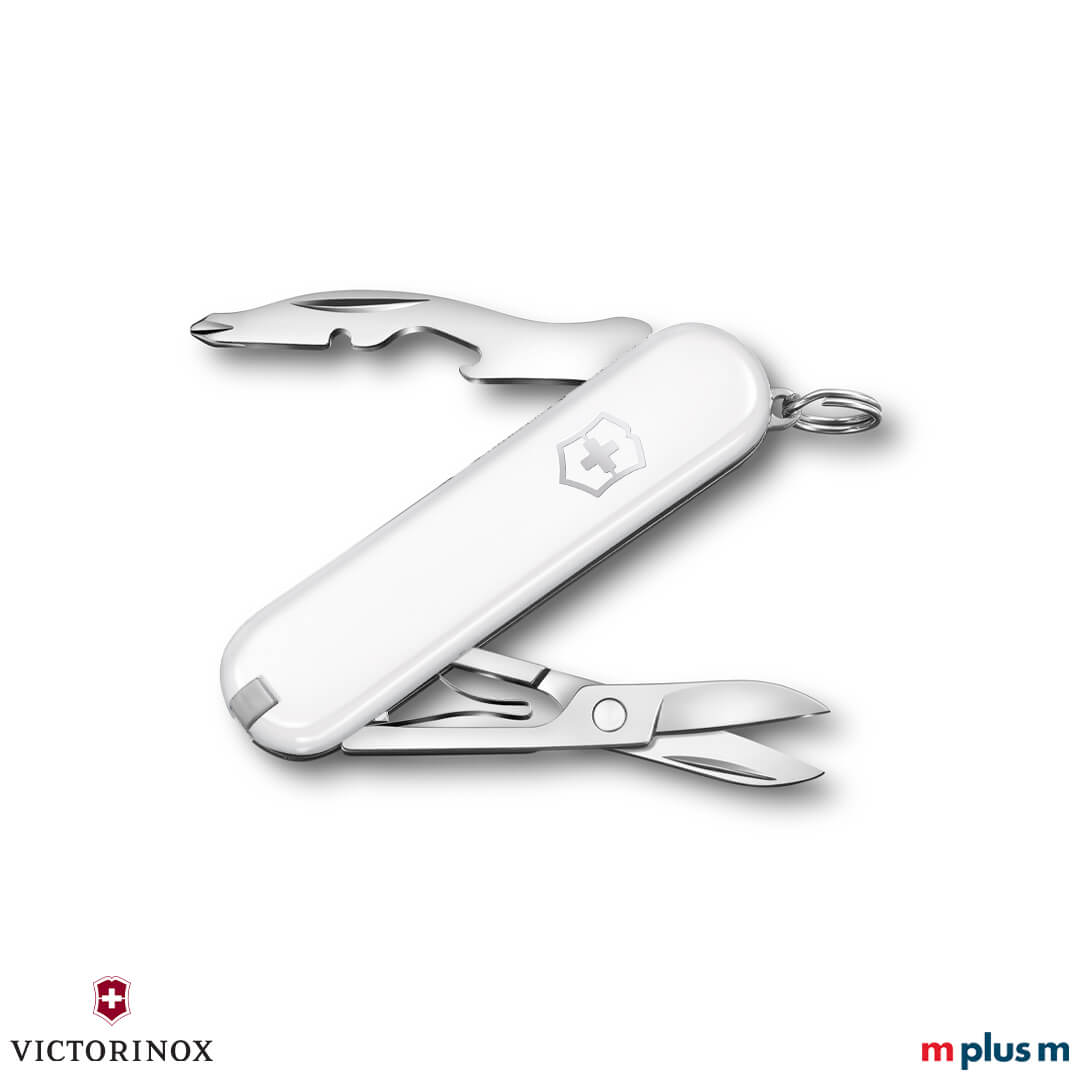 Victorinox Jetsetter in der Farbe Weiß ausgeklappt
