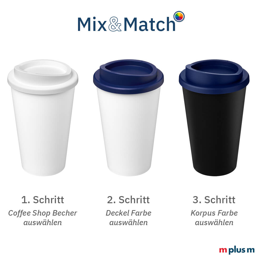 Coffee Shop Becher individuell zusammenstellen - Mix and Match