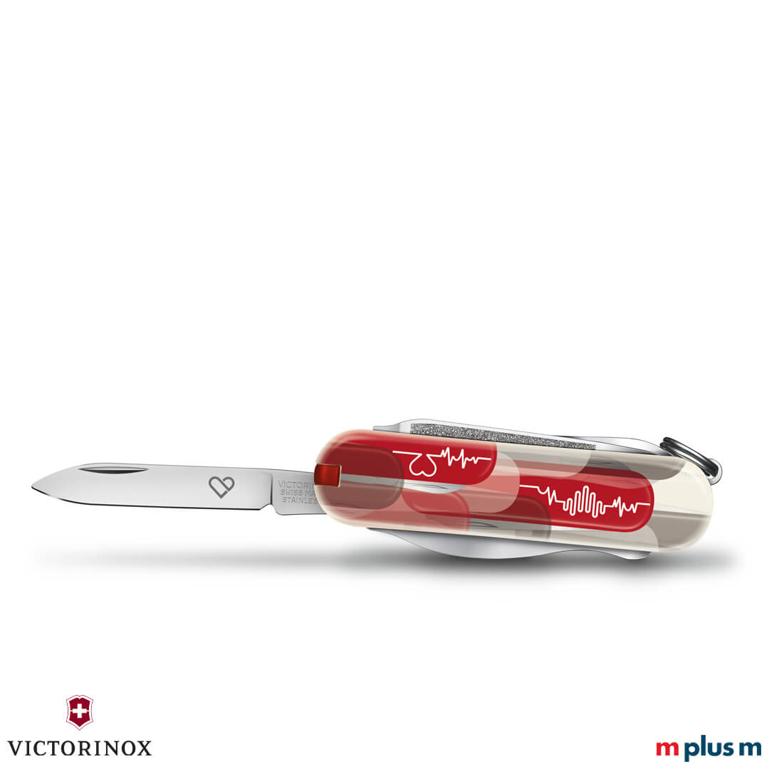 Beispiel: Sonderedition 'Herz' für Victorinox Rambler Taschenmesser Beispiel: Sonderedition 'Herz' für Victorinox Rambler Taschenmesser