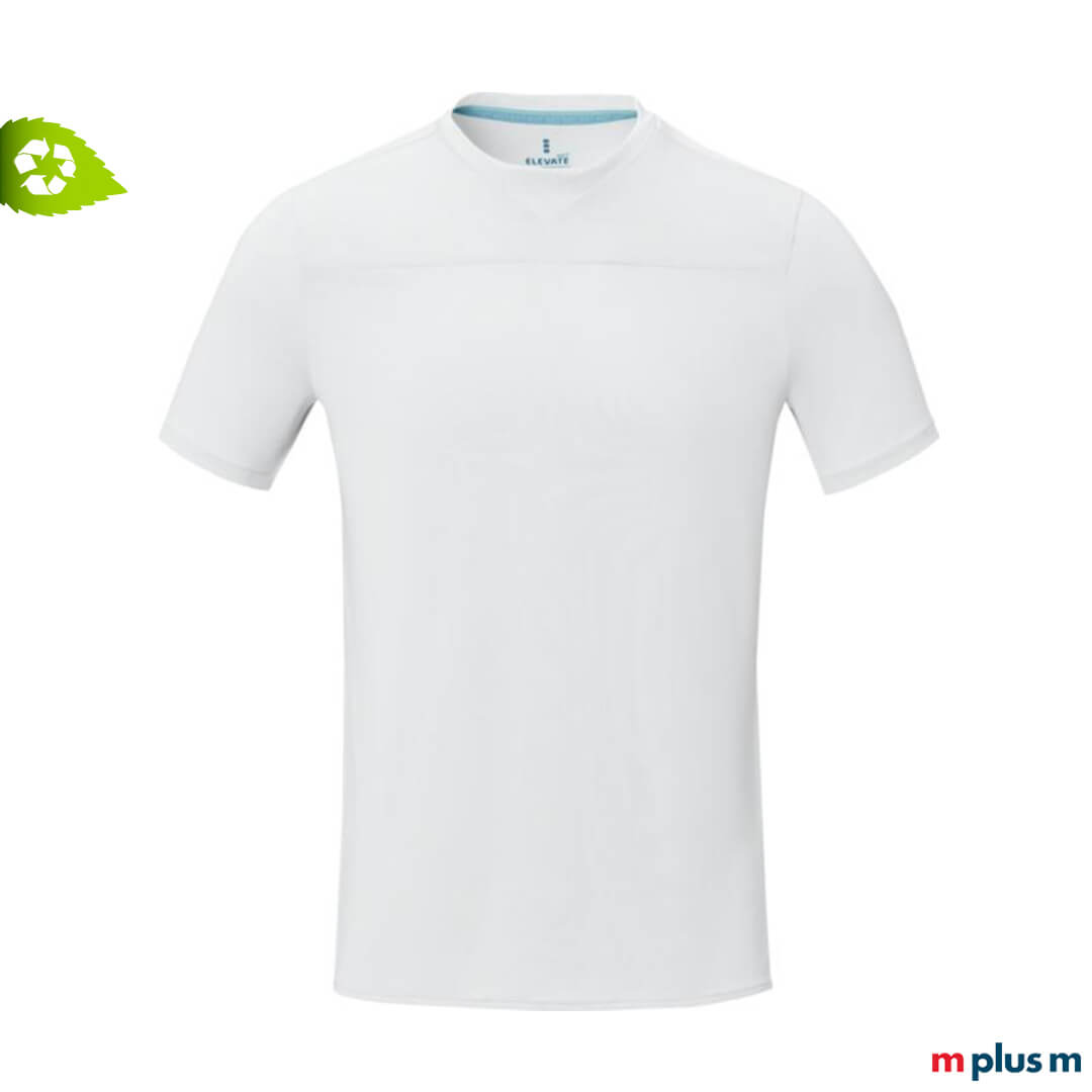 Hochwertiges-GRS-zertifiziertes-T-Shirt-aus-Recycling-Material-fur-Onboarding-mit-eigenem-Logo GRS-zertifiziertes Sport T-Shirt als Werbeartikel aus Recycling PET gestalten