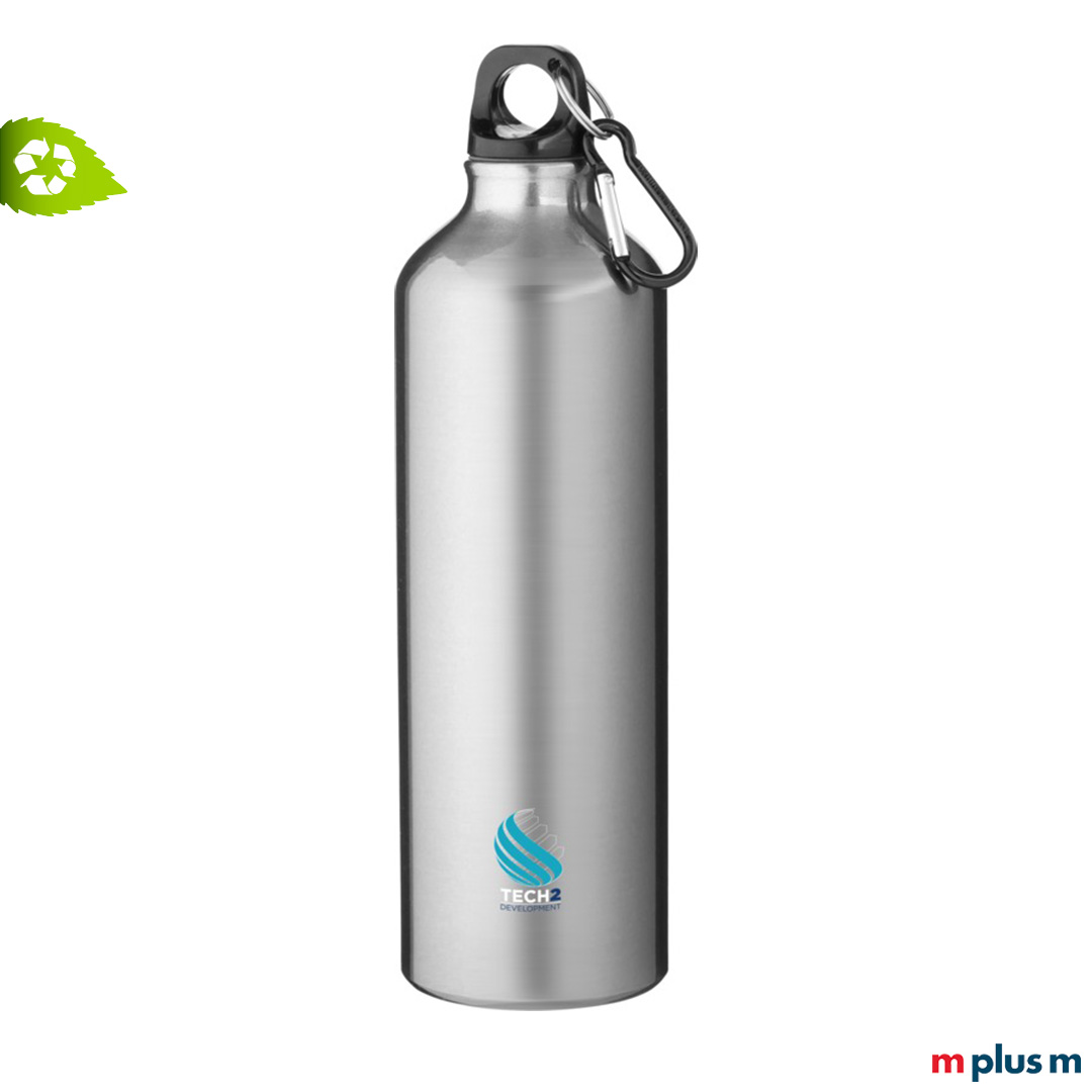 Recycling Alu-Trinkflasche mit Ihrem Logo bedrucken