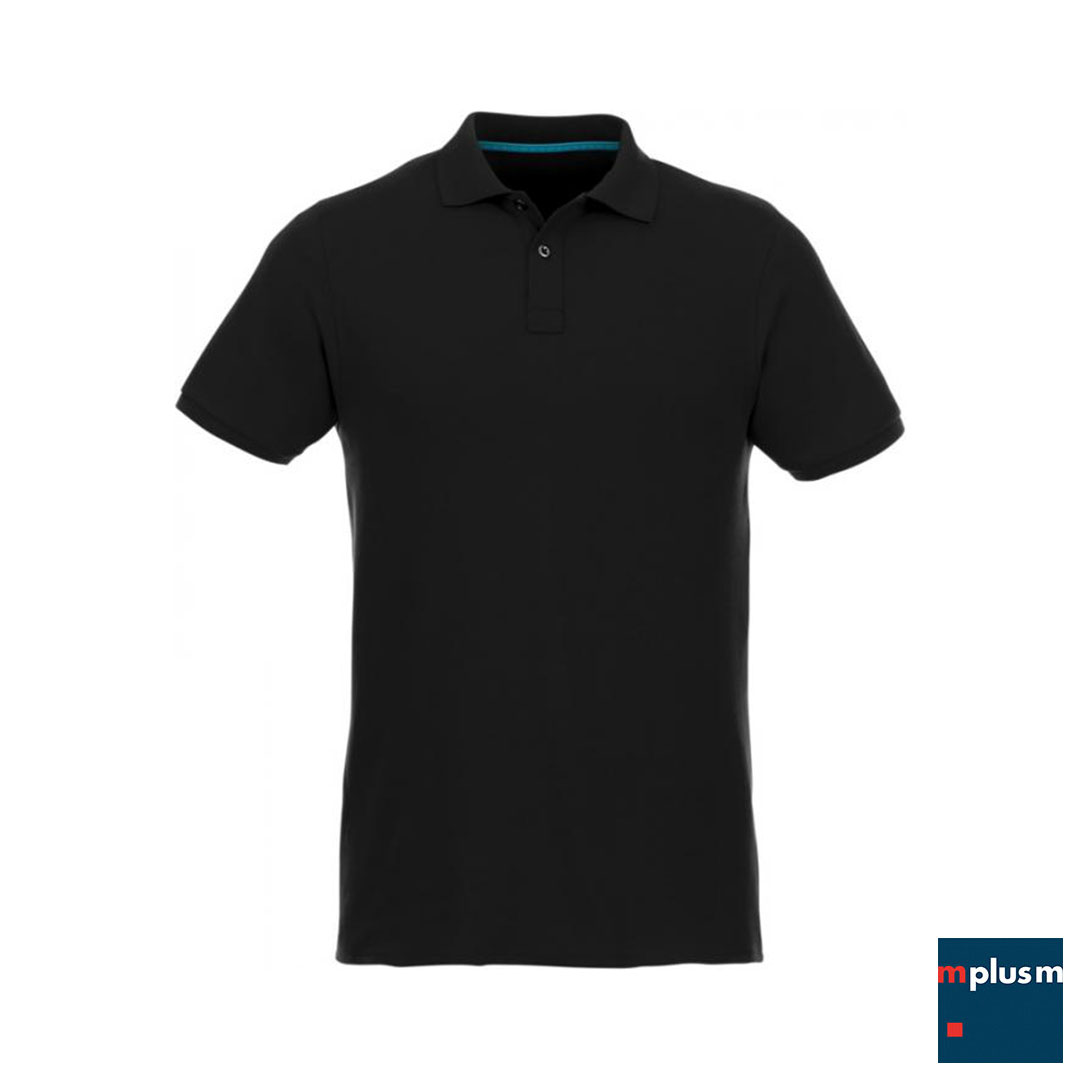 Auch in schwarz lieferbar: Nachhaltiges Polo Hemd aus GOTS zertizierter Bio Baumwolle.