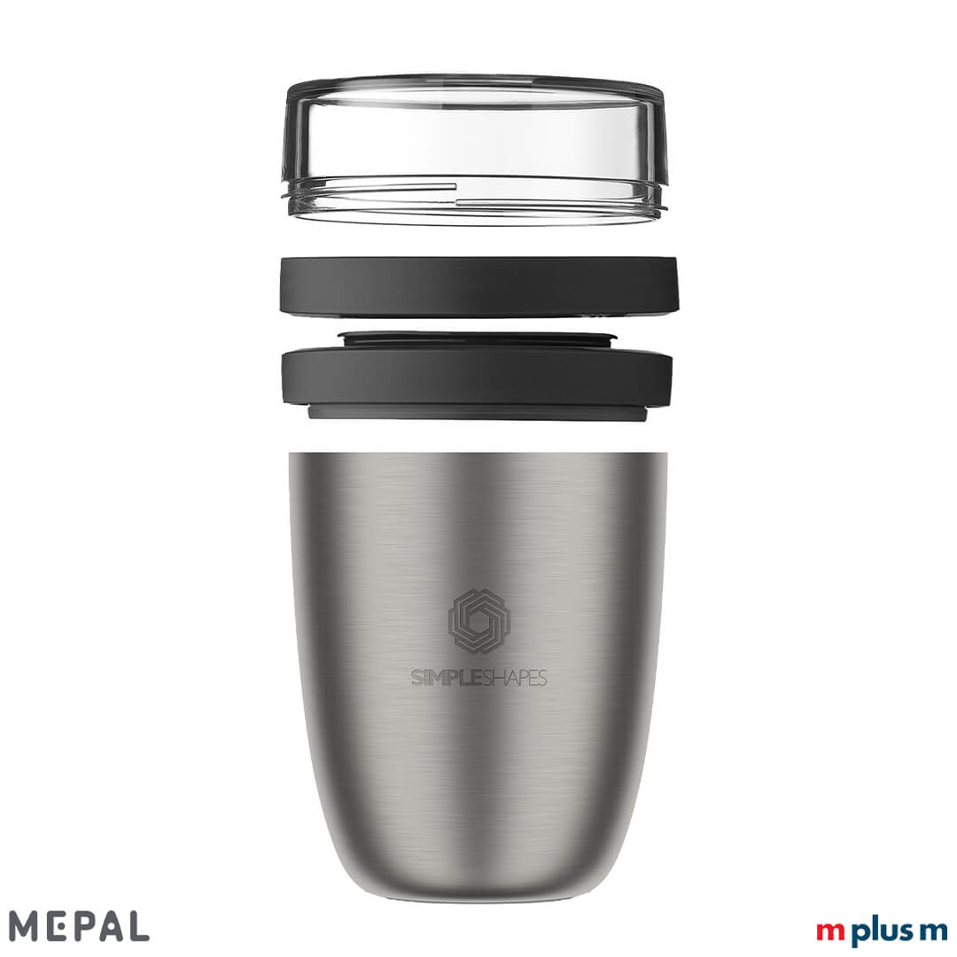 Thermobecher Ellipse von Mepal in Nordic Black – robuste Edelstahlhülle bleibt außen stets kühl und trocken Thermobecher Ellipse von Mepal in Nordic Black – robuste Edelstahlhülle bleibt außen stets kühl und trocken