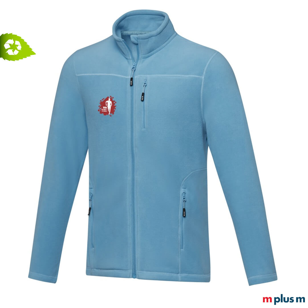 Individuelle-Ubergangsjacke-als-umweltfreundlicher-Werbeartikel-mit-Logodruck Individuelle Fleecejacken für umweltbewusstes Onboarding