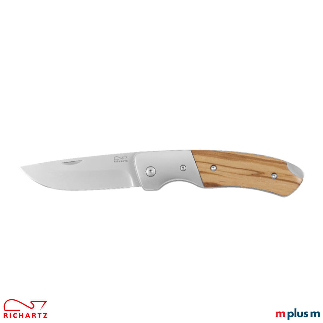 Richartz Leo 200 Olive Messer ausgeklappt 'Leo 200 Olive' Richartz Taschenmesser