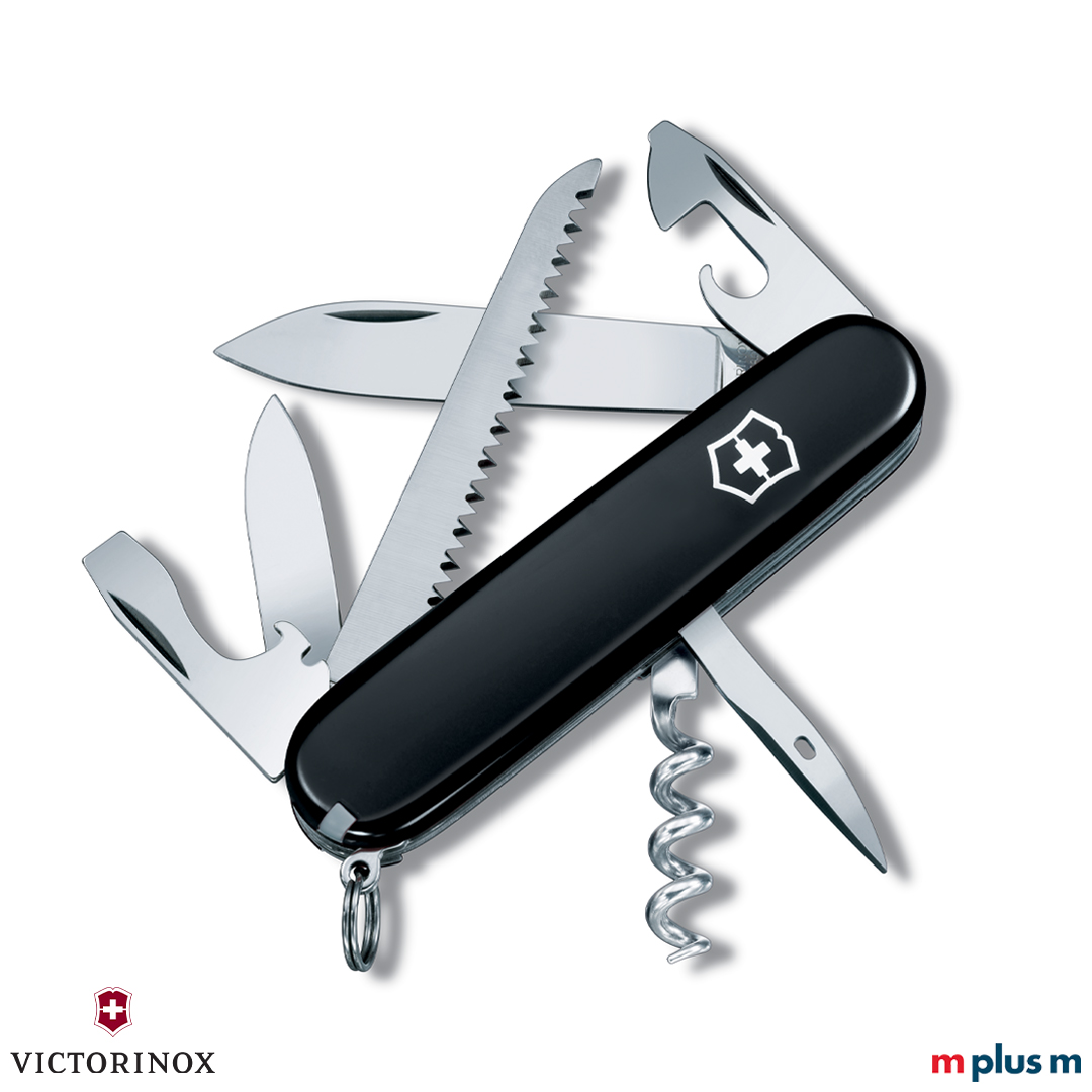 Nachhaltiger Werbeartikel: Victorinox Outdoor Messer Camper mit Logo Druck