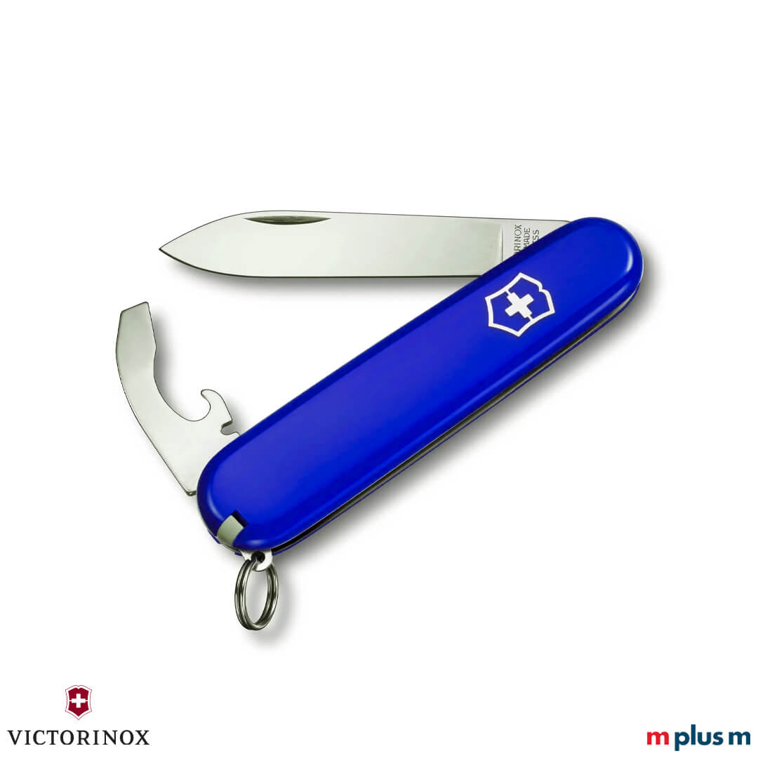 Victorinox Bantam in der Farbe Blau ausgeklappt