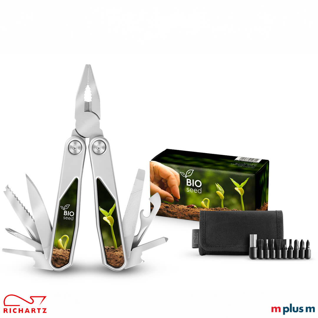 Richartz Protool Multitool aus rostfreiem Edelstahl - Beispieldruck Richartz Protool Multitool aus rostfreiem Edelstahl - Beispieldruck