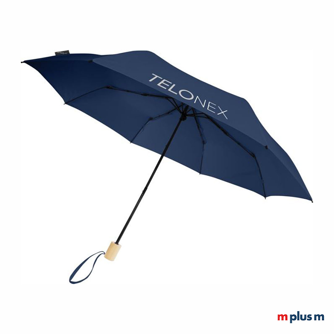 'Birgit' faltbarer Regenschirm aus recyceltem PET