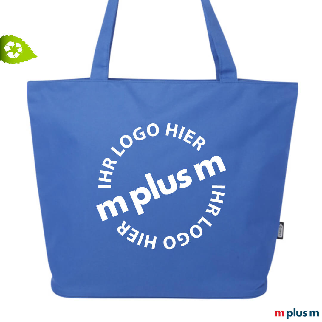 Nachhaltige Tragetasche aus recycling Material mit Logo bedrucken Nachhaltige Tragetasche aus recycling Material mit Logo bedrucken