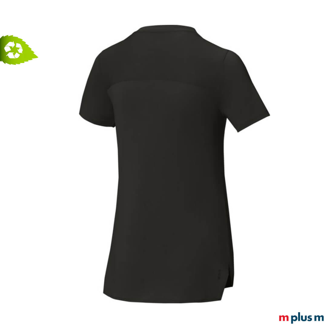 Teamausstattung-mit-GRS-zertifizierten-Sport-T-Shirts-Nachhaltige-Marketingartikel Umweltfreundliche Damen T-Shirts für Onboarding mit eigenem Logo bedrucken