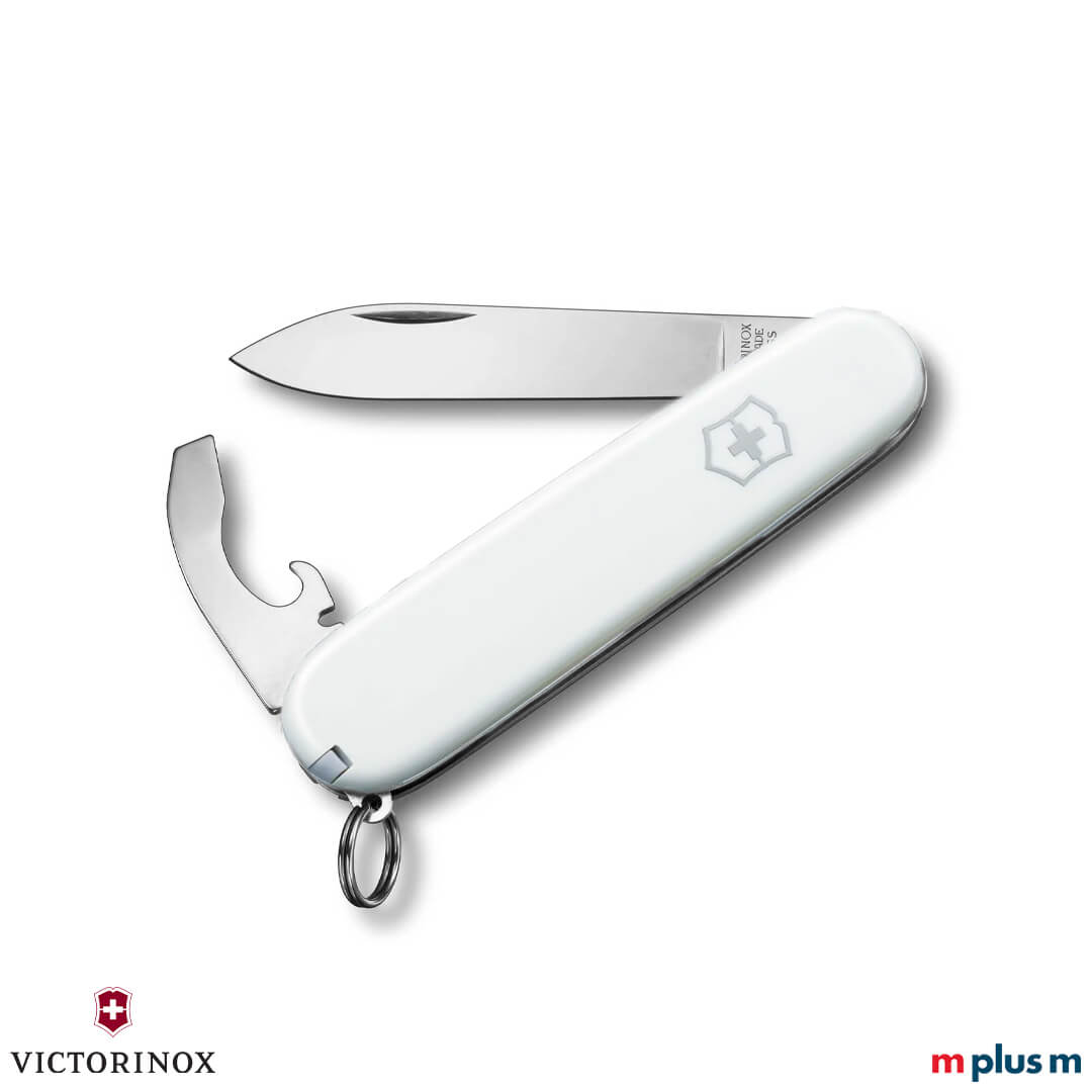 Victorinox Bantam in der Farbe Weiß ausgeklappt